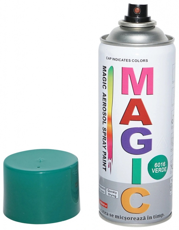 Spray Vopsea Magic Verde 6018 400ML
