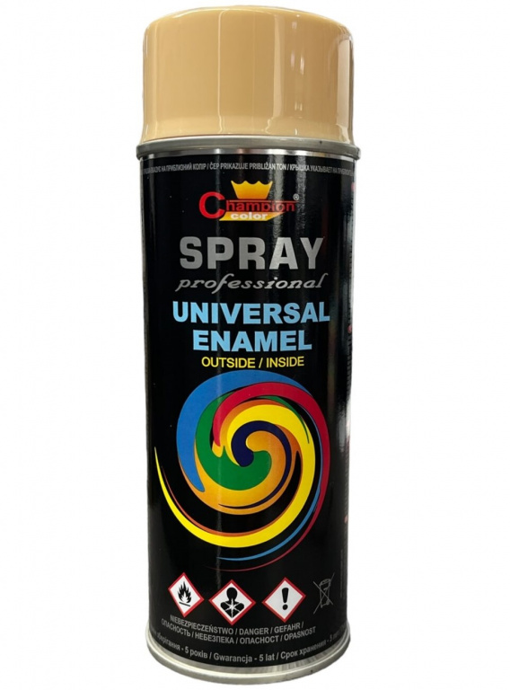Spray Vopsea Profesional Champion Color Bej Ivory Ral 1014 400ML 130723-4