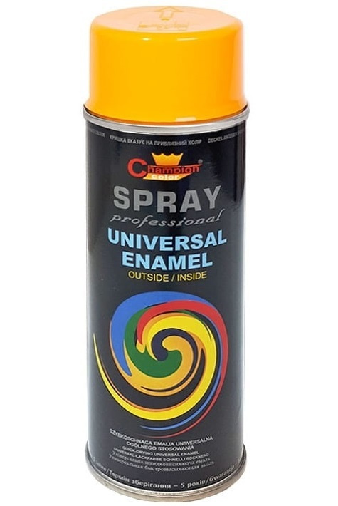 Spray Vopsea Profesional Champion Color Galben Trafic Yellow Ral 1023 400ML TCT-4870