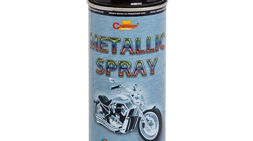 Spray Vopsea Profesional Champion Color Ral Negru Metalizat 400ML TCT-4908