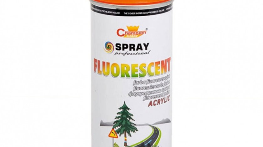 Spray Vopsea Profesional Champion Portocaliu Flurescent 400ML TCT-4928