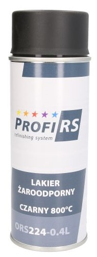 Spray Vopsea Termorezistenta Negru Profirs 500ML WR400-X05