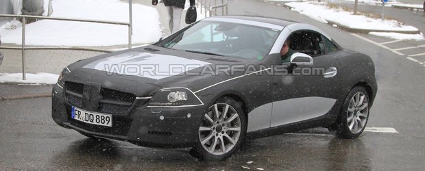 Spy Shot: Noul Mercedes SLK incepe sa se arate publicului