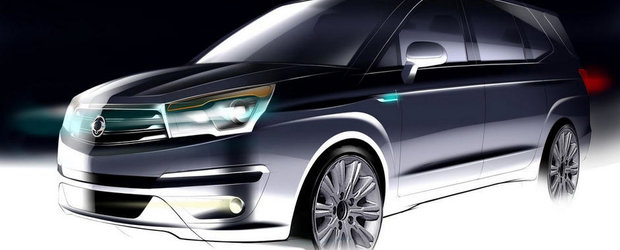 Ssangyong Rodius - Primele imagini teaser