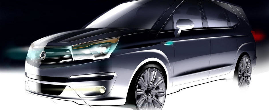 Ssangyong Rodius - Primele imagini teaser