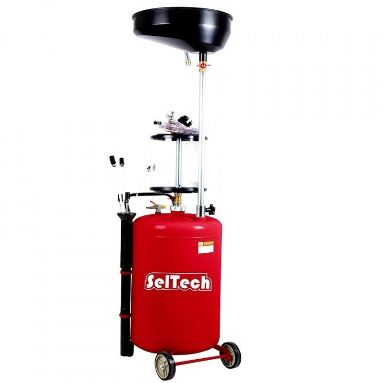 ST8008 Recuperator de ulei cu aspirator 90L, SelTech