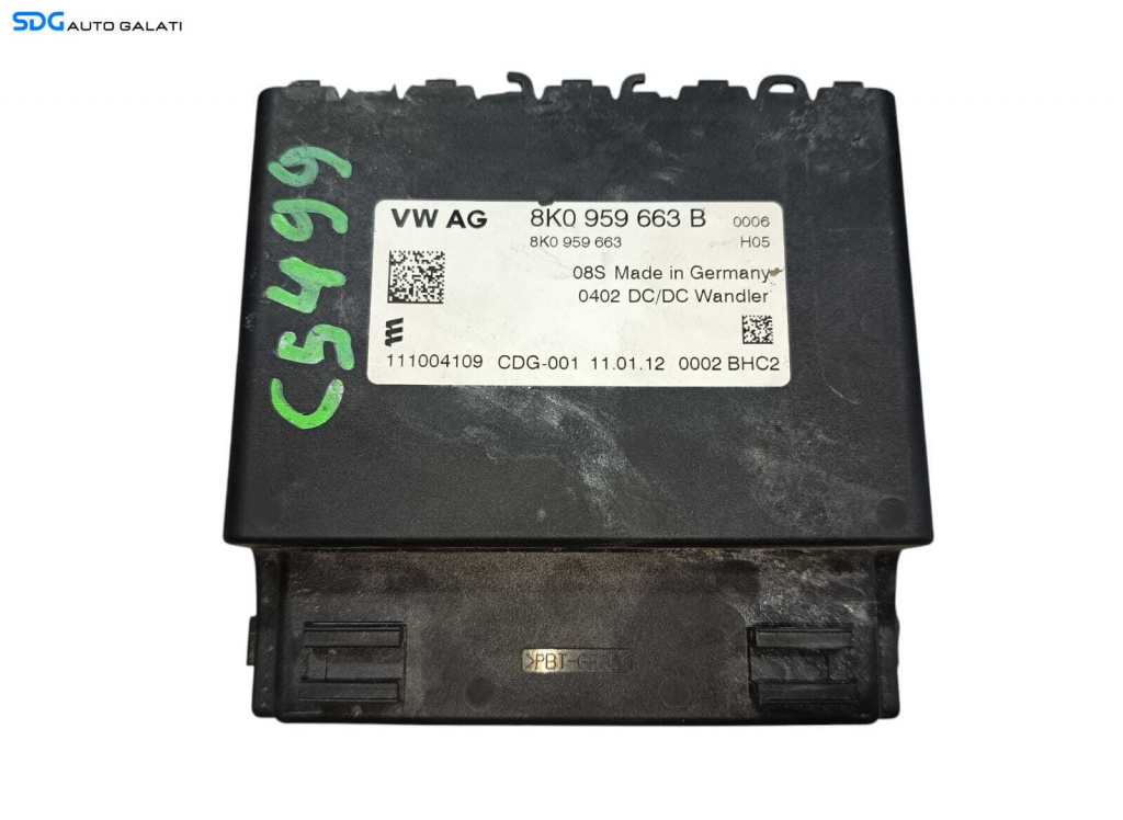 Stabilizator Tensiune Modul Calculator Acumulator Baterie Skoda Roomster 2011 - 2015 Cod 8K0959663B [C5499]