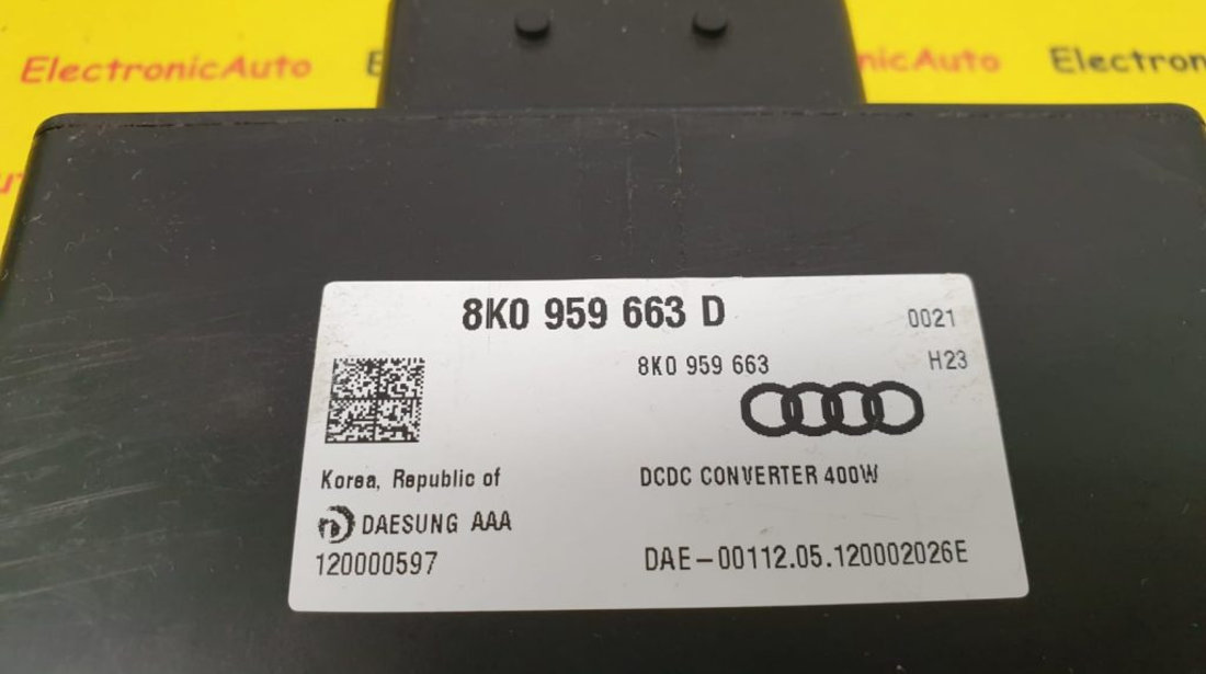 Stabilizator Voltaj (400W) Audi, Seat, Skoda, 8K0959663D