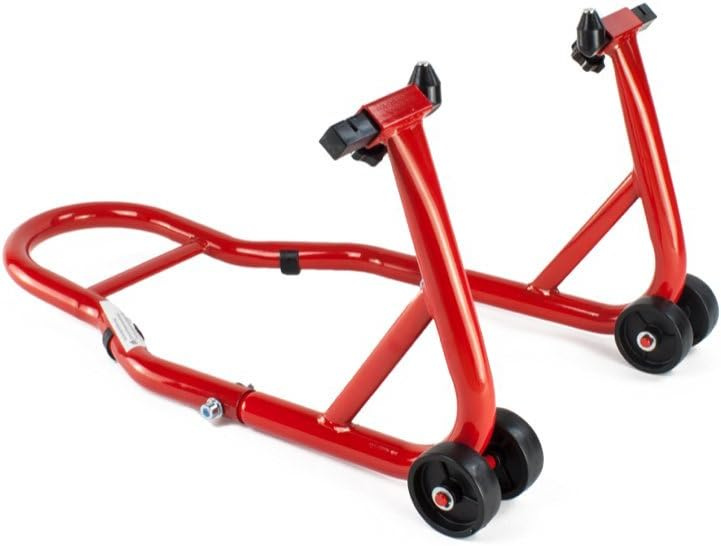 Stand Roata Moto Fata Ricambi Front Paddock Stand Universal Rosu RWSTF