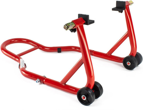 Stand Roata Moto Spate Ricambi Rear Paddock Stand Universal Rosu STT