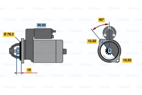 Starter (0001107085 BOSCH)