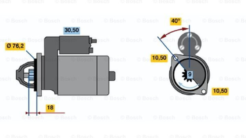 Starter (0001107085 BOSCH)