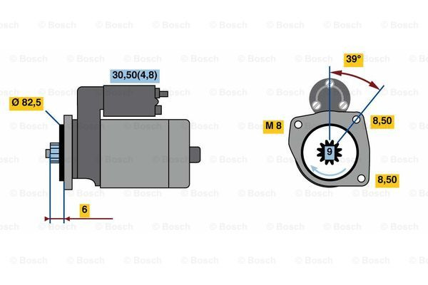 Starter (0001121034 BOSCH)