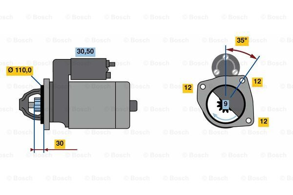 Starter (0001218767 BOSCH)