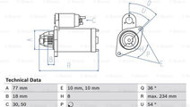 Starter (0986012301 BOSCH) HYUNDAI,HYUNDAI (BEIJIN...