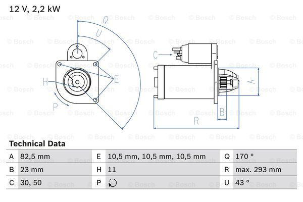 Starter (0986015420 BOSCH)