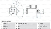 Starter (0986017060 BOSCH) FORD,FORD (CHANGAN),FOR...