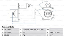 Starter (0986020240 BOSCH) AUDI,SEAT,SKODA,VW,VW (...