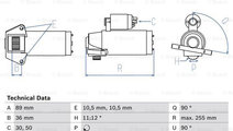 Starter (0986021810 BOSCH) Citroen,FIAT,FORD,FORD ...