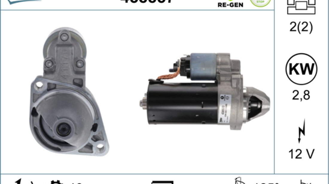 Starter (458857 VALEO) MERCEDES-BENZ