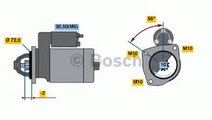 Starter CITROEN C5 I (DC) (2001 - 2004) BOSCH 0 98...