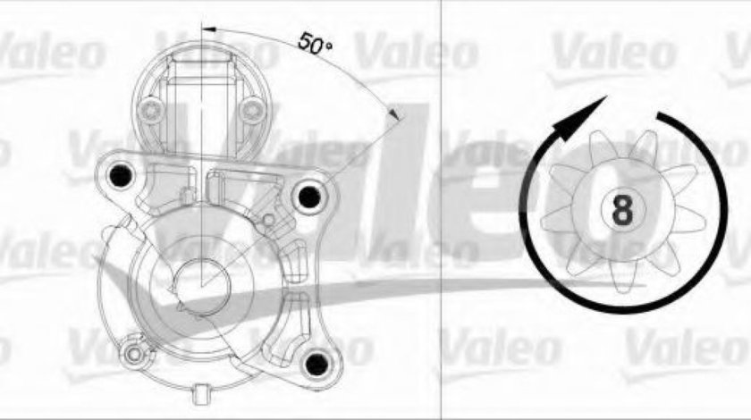 Starter DACIA LODGY (2012 - 2016) VALEO 458179 piesa NOUA