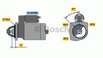 Starter FORD TOURNEO CONNECT (2002 - 2016) BOSCH 0...