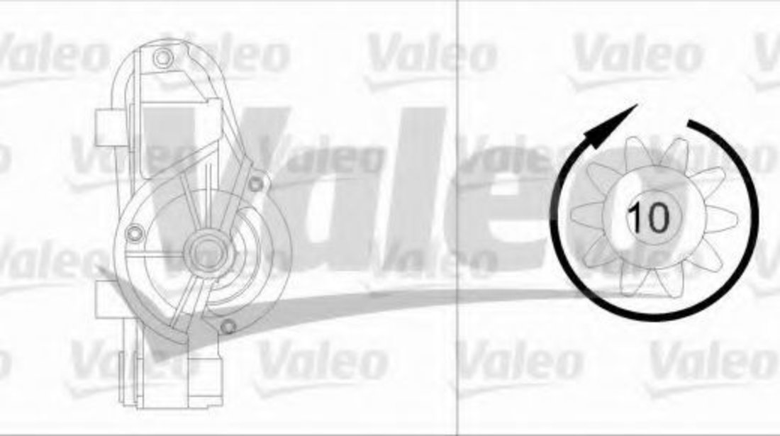 Starter LANCIA PHEDRA (179) (2002 - 2010) VALEO 455956 piesa NOUA