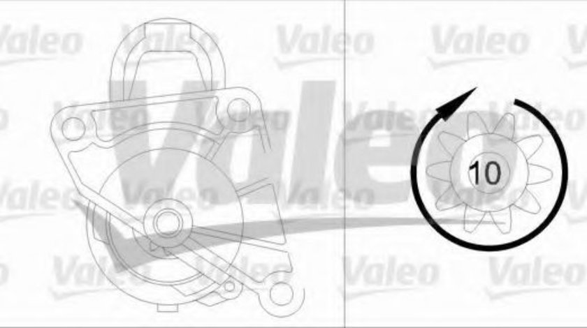 Starter NISSAN INTERSTAR platou / sasiu (2003 - 2016) VALEO 458172 piesa NOUA