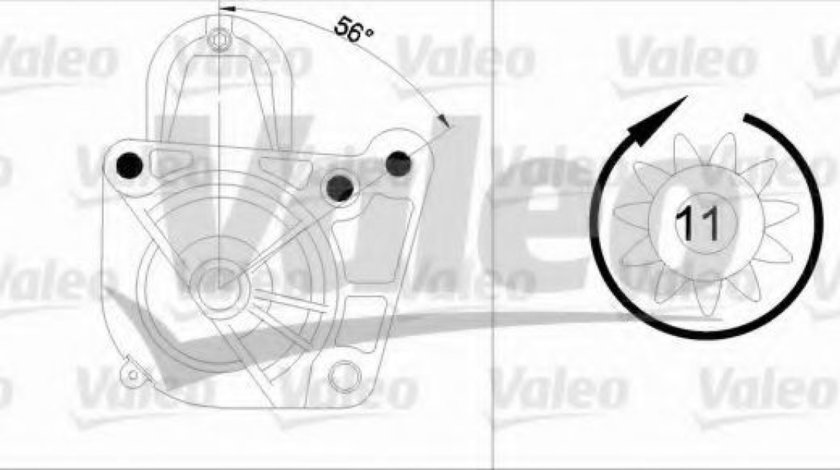 Starter NISSAN PRIMERA (P12) (2002 - 2016) VALEO 455959 produs NOU