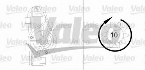 Starter PEUGEOT 406 (8B) (1995 - 2005) VALEO 455956 piesa NOUA