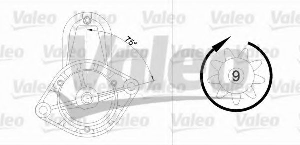 Starter SUZUKI JIMNY (FJ) (1998 - 2016) VALEO 436053 piesa NOUA