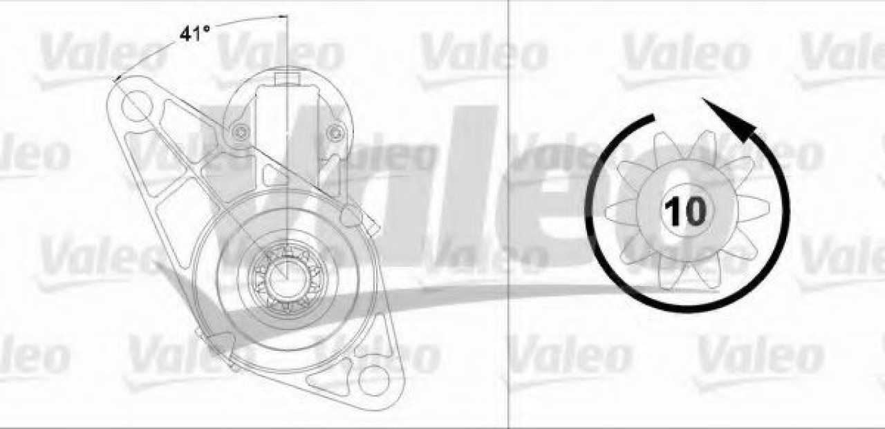Starter VW JETTA IV (162, 163) (2010 - 2016) VALEO 458214 piesa NOUA