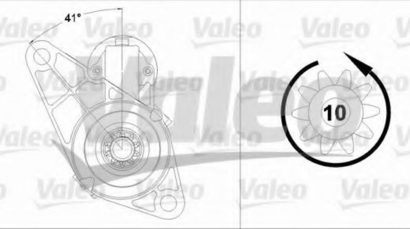 Starter VW POLO (6R, 6C) (2009 - 2016) VALEO 458214 piesa NOUA