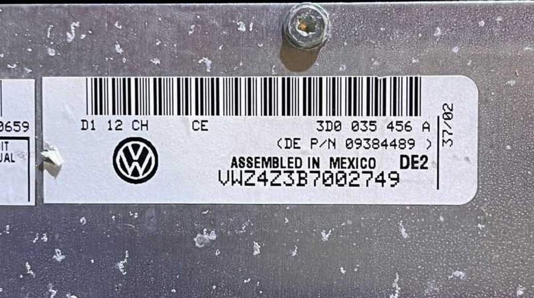 Statie Amplificare Amplificator Sunet Audio VW Phaeton 2002 - 2010 Cod 3D0035456A