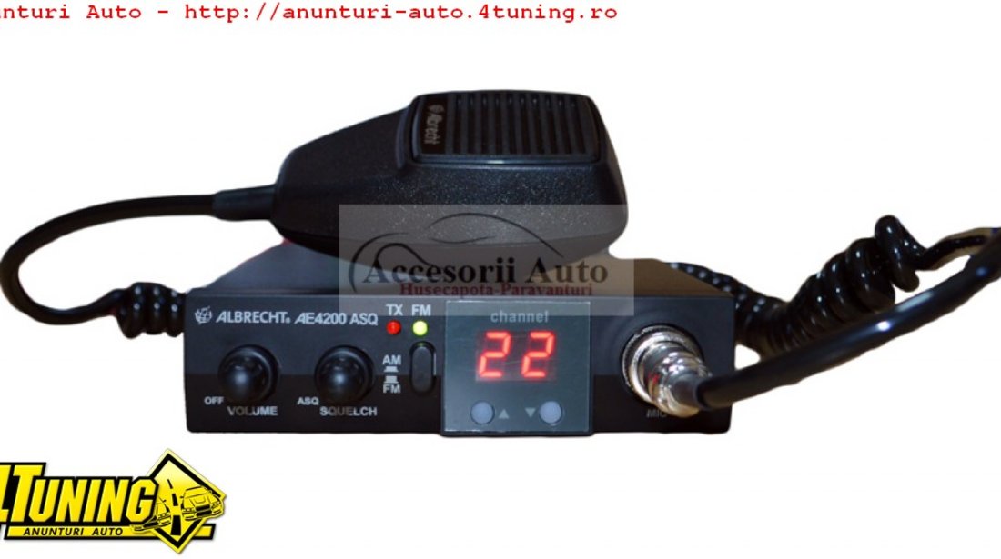 Statie radio CB Albrecht AE 4200R cu ASQ 4 watt