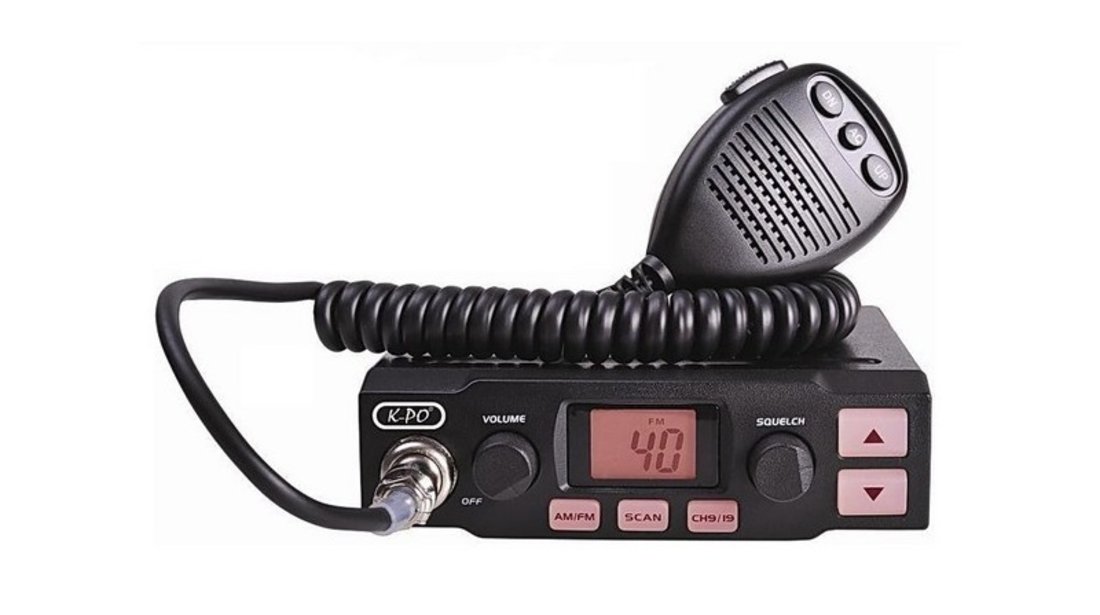 Statie Radio CB K-PO K-500  + Antena Crt Rml 145 Magnetica