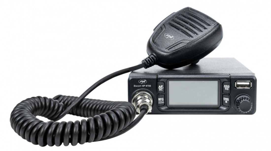 Statie Radio Cb Pni Escort Hp 9700 12/24v, Usb, Anc, Asq, Mufa De Bricheta Inclusa PNI-HP9700USB