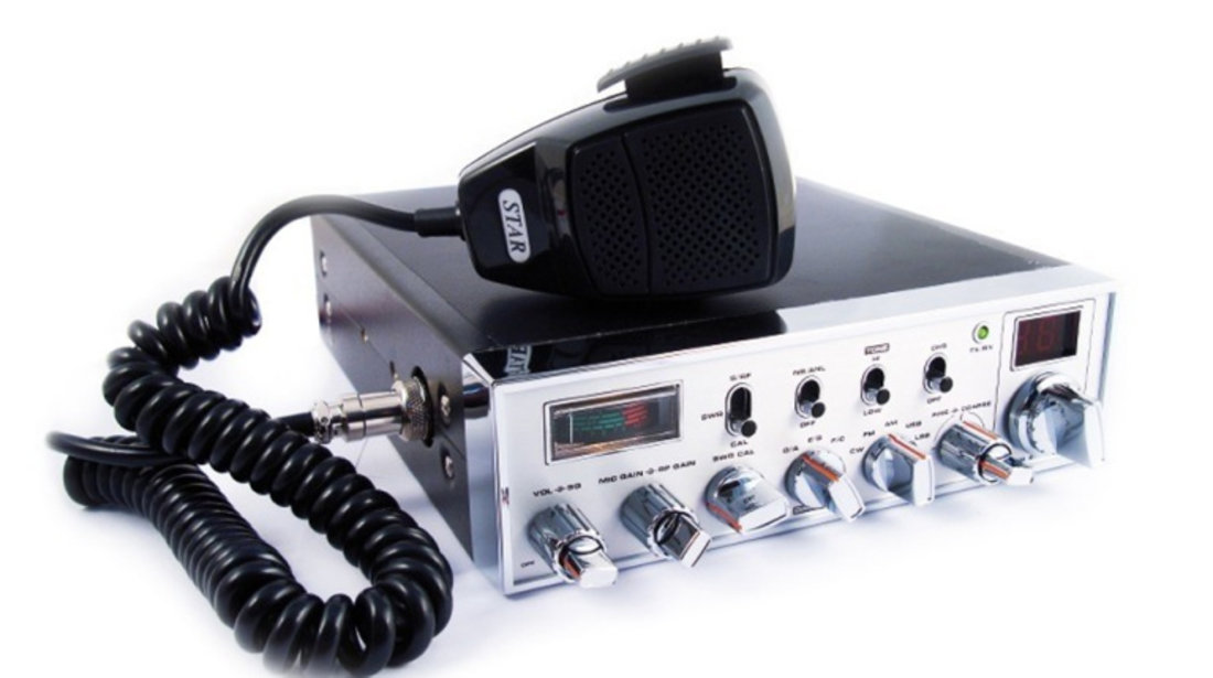 Statie radio CB SUPER STAR-3900, AM/FM/USB/CW/PA, 12V, ASQ PNI-SS3900