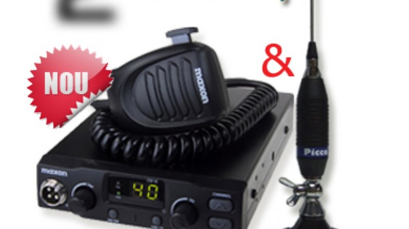 Statie radio completa Maxon CM10 cu antena Midland Picco 70 C