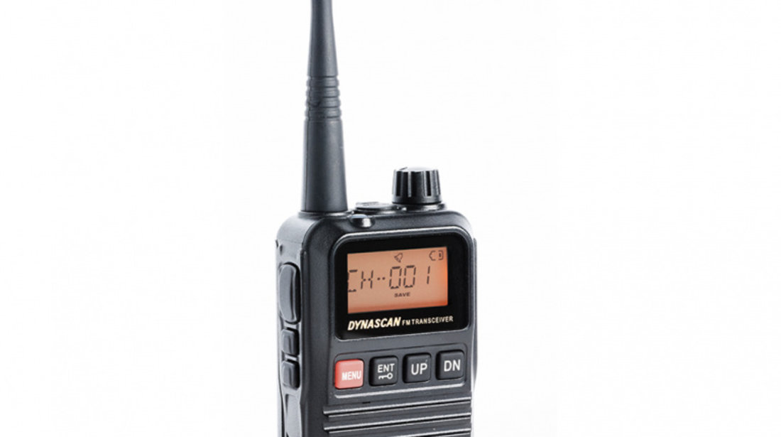 Statie radio PMR portabila PNI Dynascan R-10, 0.5W, 8CH, DCS, CTCSS, Radio FM, Quadset cu 4 bucati PNI-DYN-R10Q