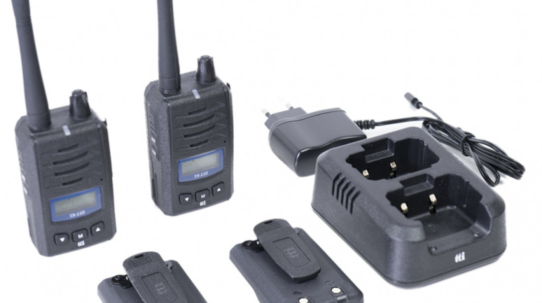 Statie radio PMR portabila TTi TX110 set cu 2bc PNI-TTITX110