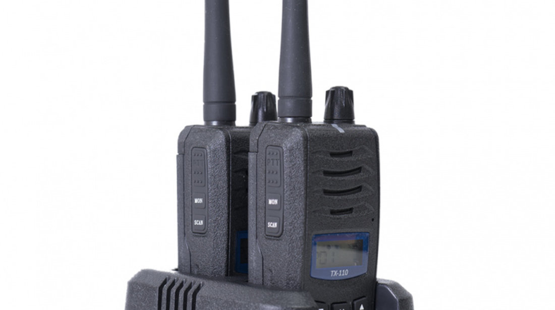 Statie radio PMR portabila TTi TX110 set cu 2bc PNI-TTITX110