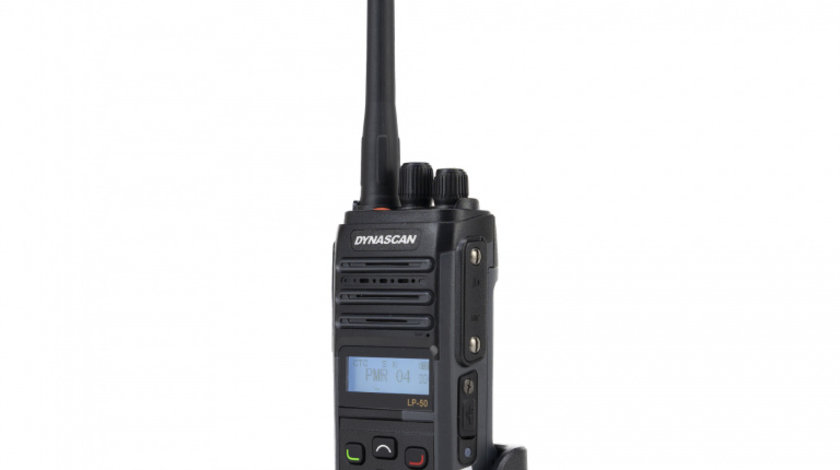 Statie radio portabila PMR Dynascan LP-50, 16CH, Scaun, Vox, CTCSS, DCS, acumulator 2000mAh, IP67 PNI-LP-50