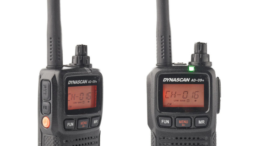 Statie radio portabila PMR PNI Dynascan AD-09 +, 446MHz, 0.5W, 16CH, set cu 2bc PNI-DYN-AD-09