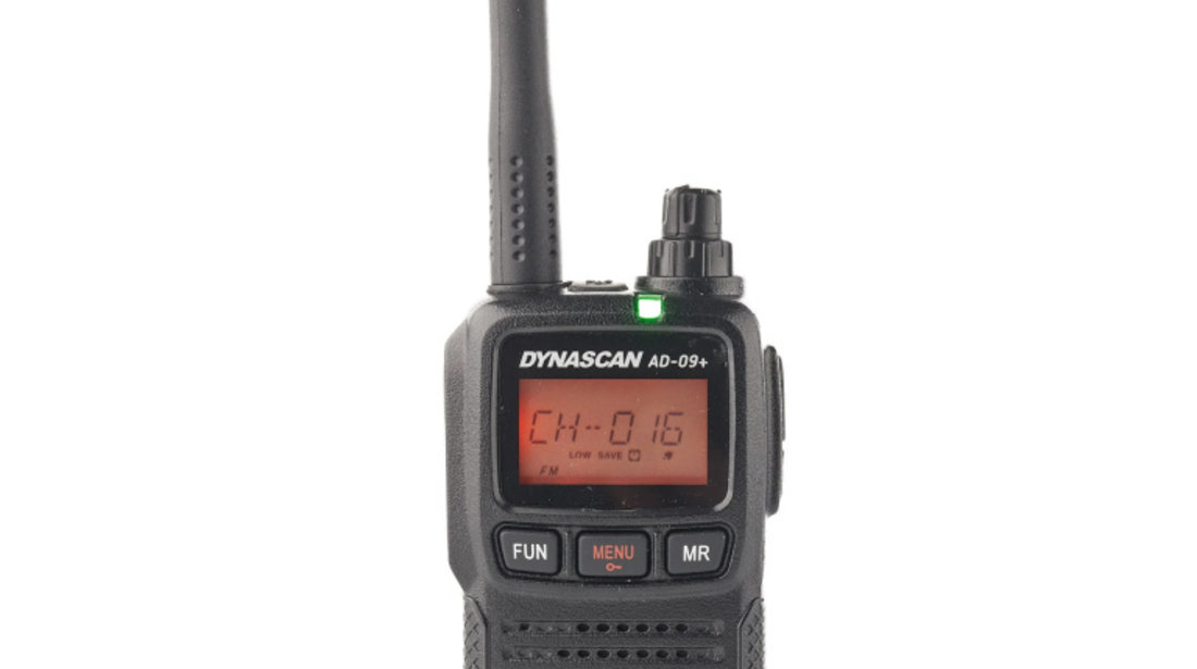 Statie radio portabila PMR PNI Dynascan AD-09 +, 446MHz, 0.5W, 16CH, set cu 2bc PNI-DYN-AD-09