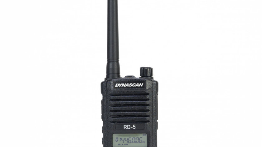 Statie radio portabila PMR PNI Dynascan RD-5, 446MHz, 0.5W, 8 canale, Vox, Roger Beep, Dual Watch, CTCSS-DCS PNI-DYN-R-5