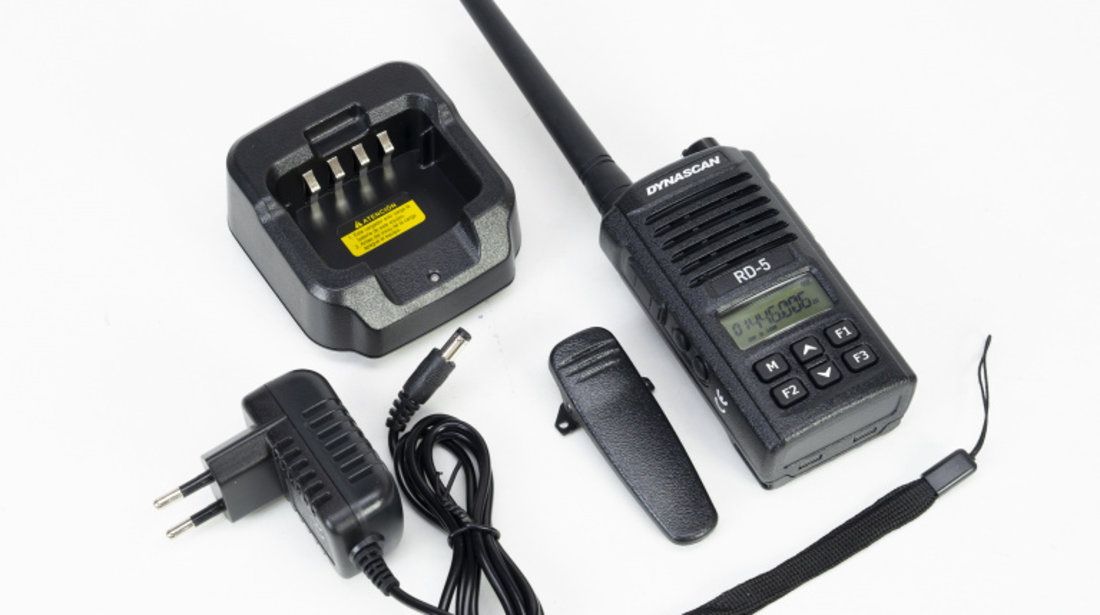 Statie radio portabila PMR PNI Dynascan RD-5, 446MHz, 0.5W, 8 canale, Vox, Roger Beep, Dual Watch, CTCSS-DCS PNI-DYN-R-5