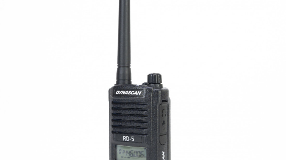 Statie radio portabila PMR PNI Dynascan RD-5, 446MHz, 0.5W, 8 canale, Vox, Roger Beep, Dual Watch, CTCSS-DCS PNI-DYN-R-5