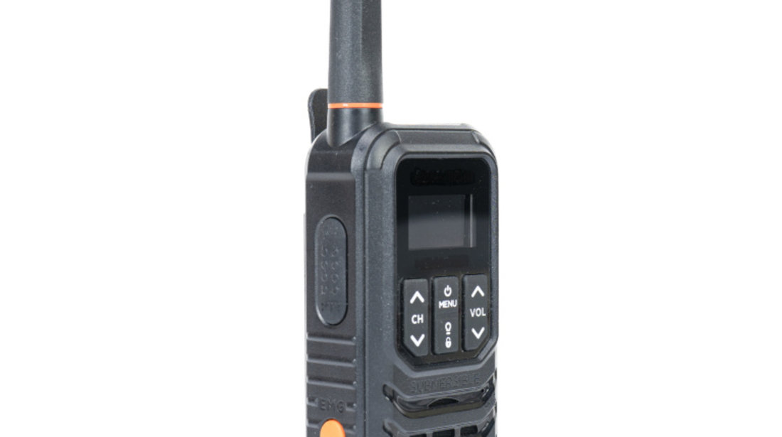 Statie radio portabila PNI PMR R80 PRO, set cu 2 buc, 0.5W PNI-PMR-R80-S